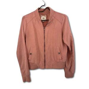 Iris Jacket Full Zip Pink Rose Girls Size Medium